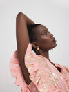 Gustav Coral Long Dress Quartz Pink