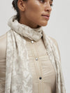 Gustav Denmark ELJA jacquard knit scarf ivory