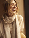 Gustav Denmark JOORY scarf ivory hiekka