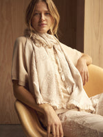 Gustav Denmark JOORY scarf ivory hiekka