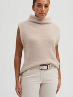 Gustav Denmark KAROLINA leather belt ivory