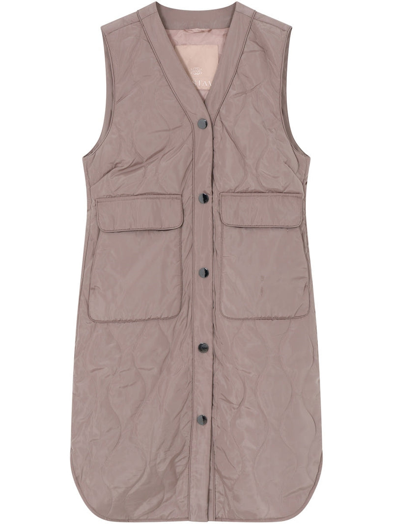 Gustav Denmark ROSALINA quilt vest latte