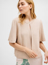 Gustav Denmark Trix A-Shaped Cardigan Cream Tan