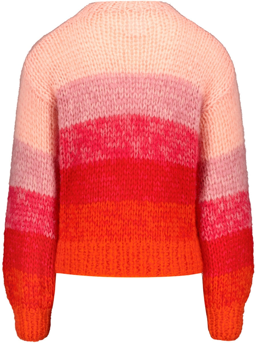 Hálo from north KAJO handknitted sweater sunset