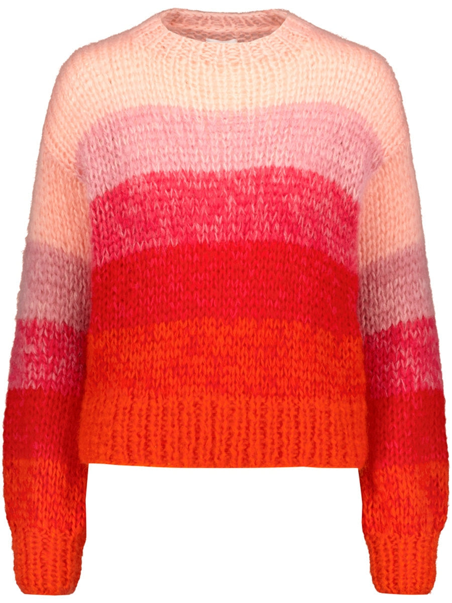 Hálo from north KAJO handknitted sweater sunset
