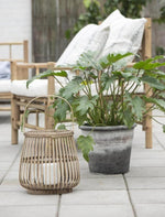 Oval shaped lantern