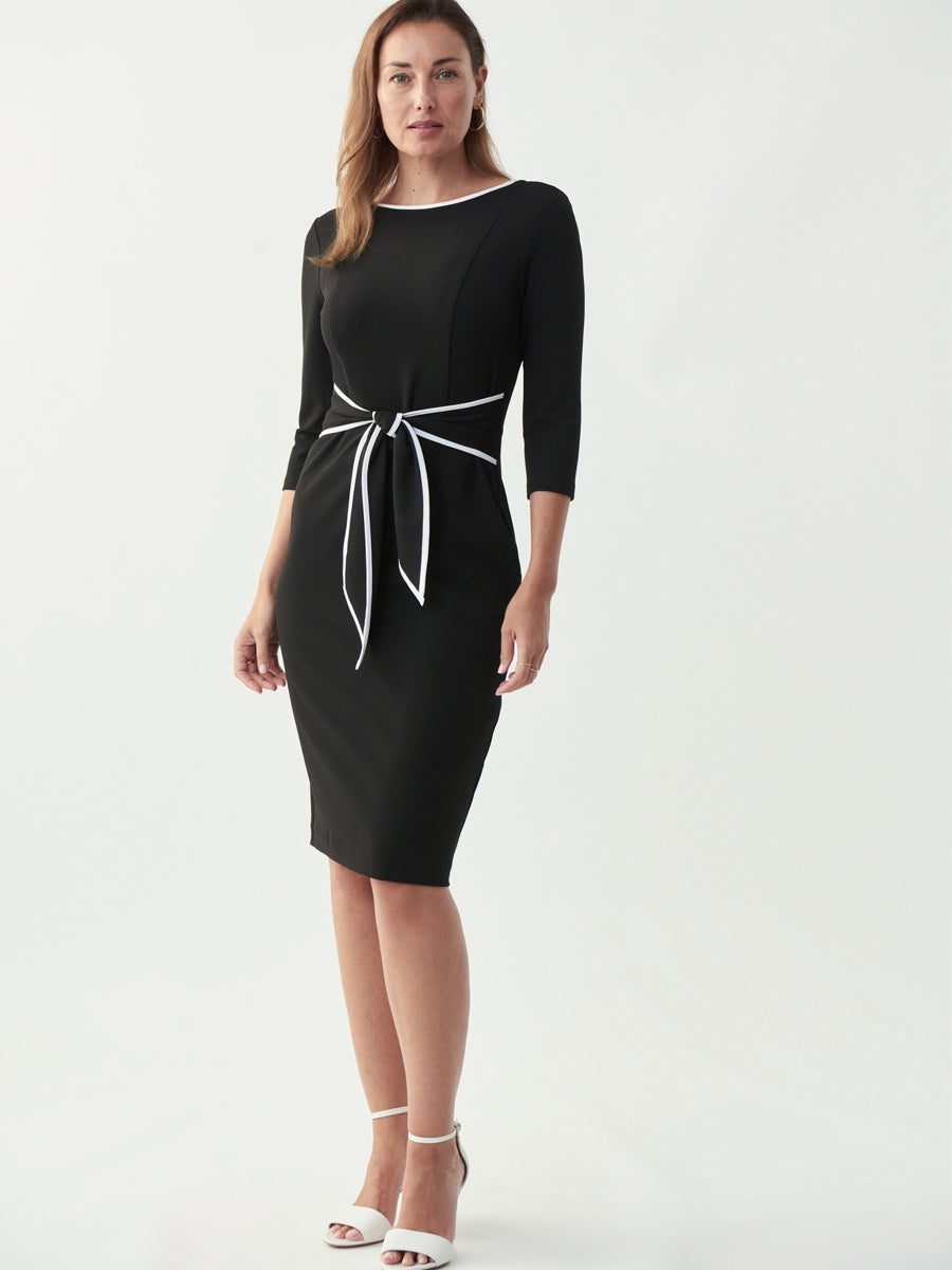 Joseph Ribkoff GABBY dress black off white