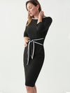 Joseph Ribkoff GABBY dress black off white