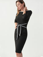 Joseph Ribkoff GABBY dress black off white