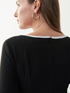 Joseph Ribkoff GABBY dress black off white