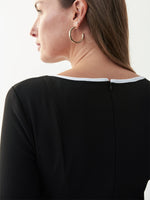 Joseph Ribkoff GABBY dress black off white