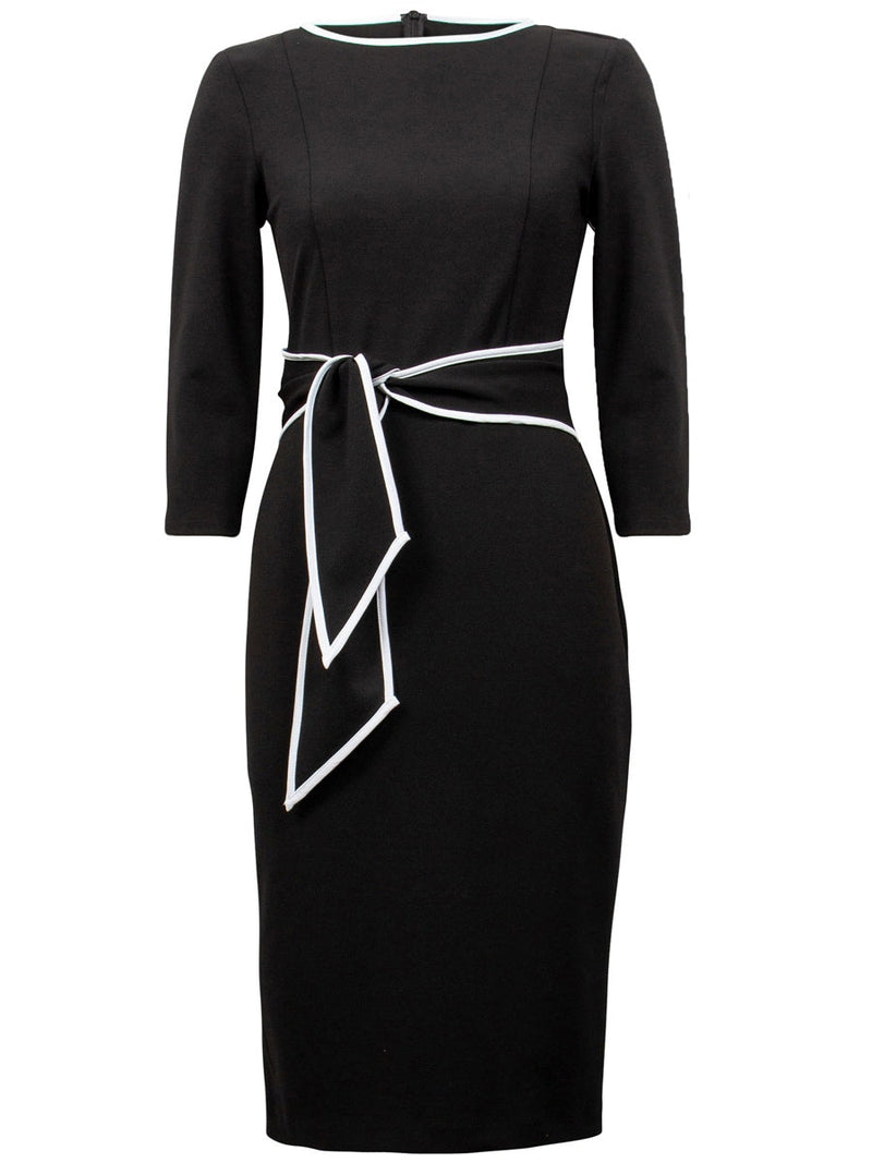 Joseph Ribkoff GABBY dress black off white
