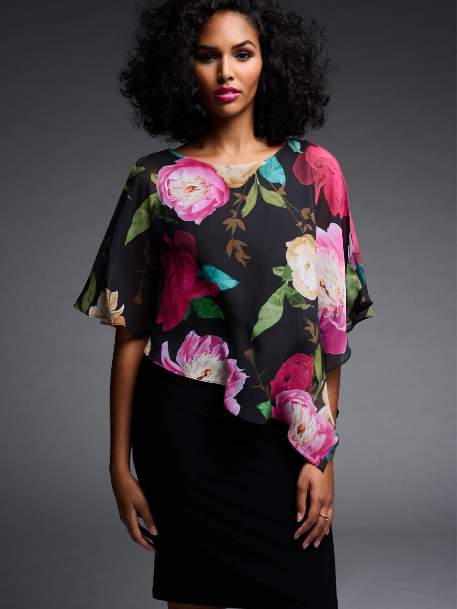Joseph Ribkoff INNA dress black multi