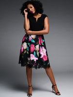 Joseph Ribkoff Ivonne Dress Black Multi