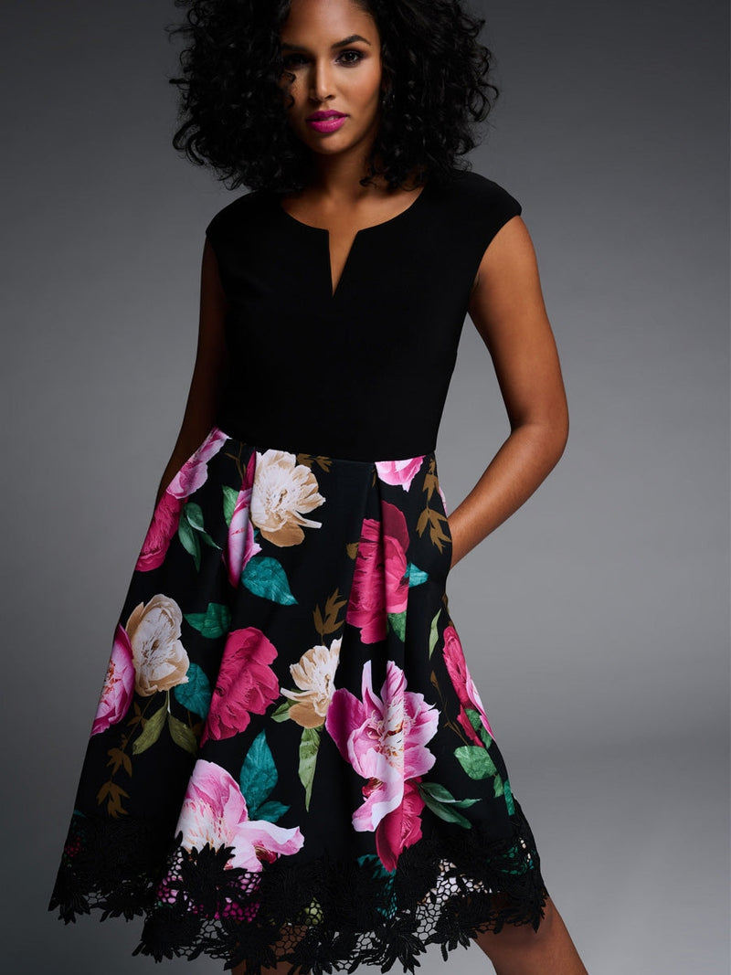 Joseph Ribkoff Ivonne Dress Black Multi