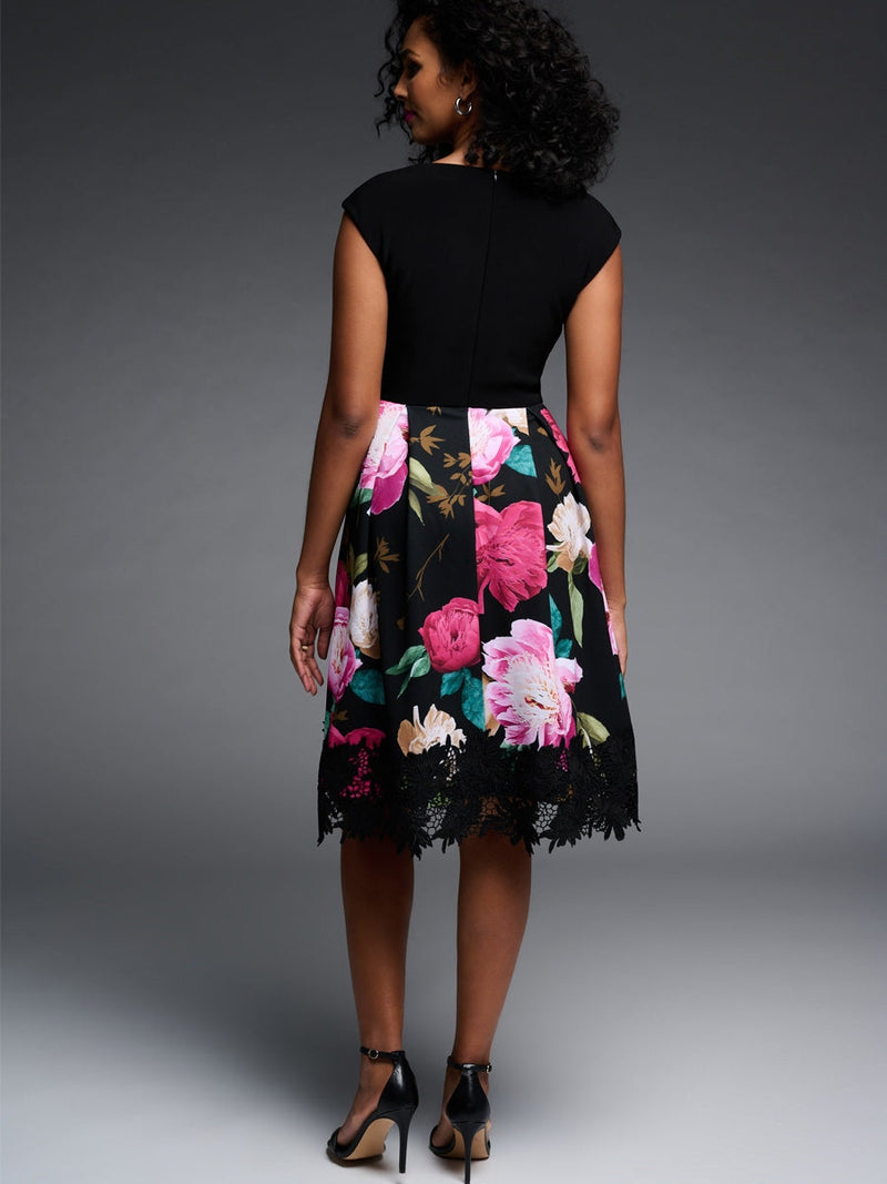 Joseph Ribkoff Ivonne Dress Black Multi