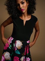 Joseph Ribkoff Ivonne Dress Black Multi