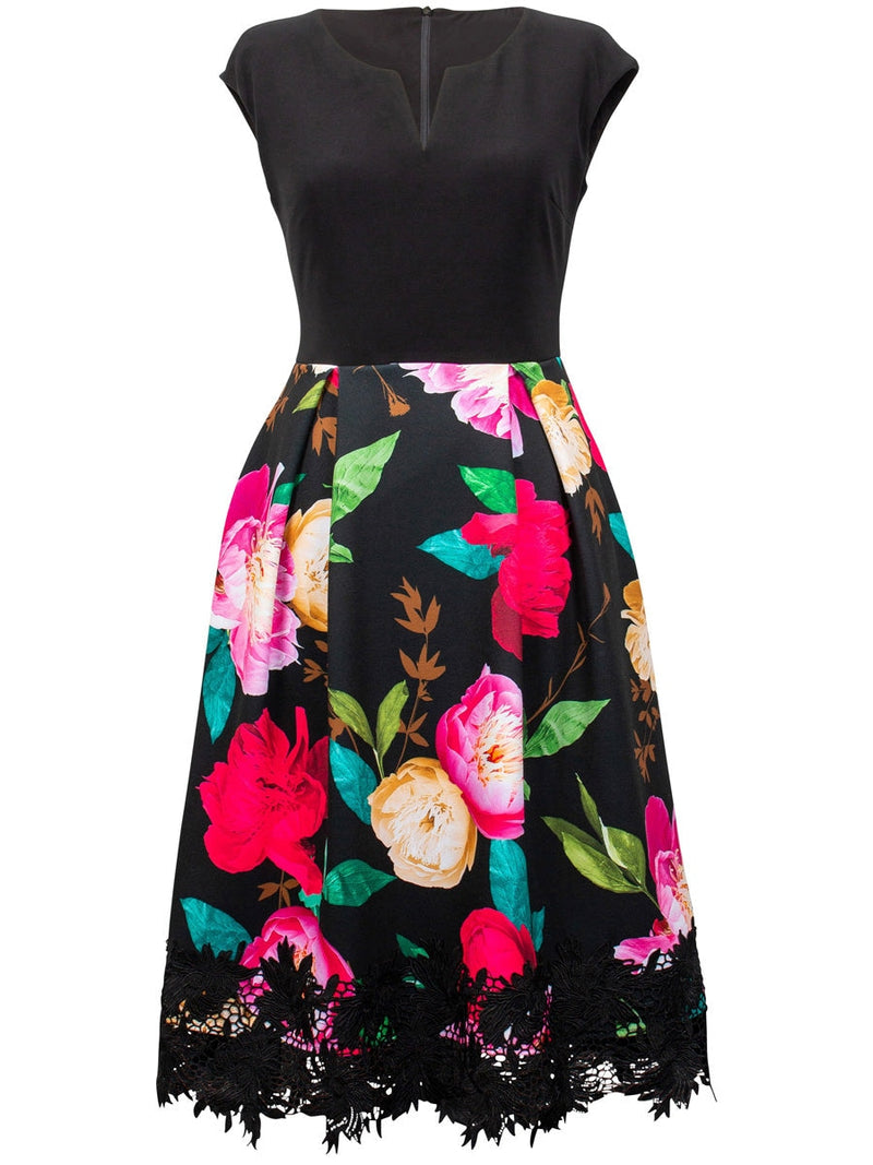 Joseph Ribkoff Ivonne Dress Black Multi
