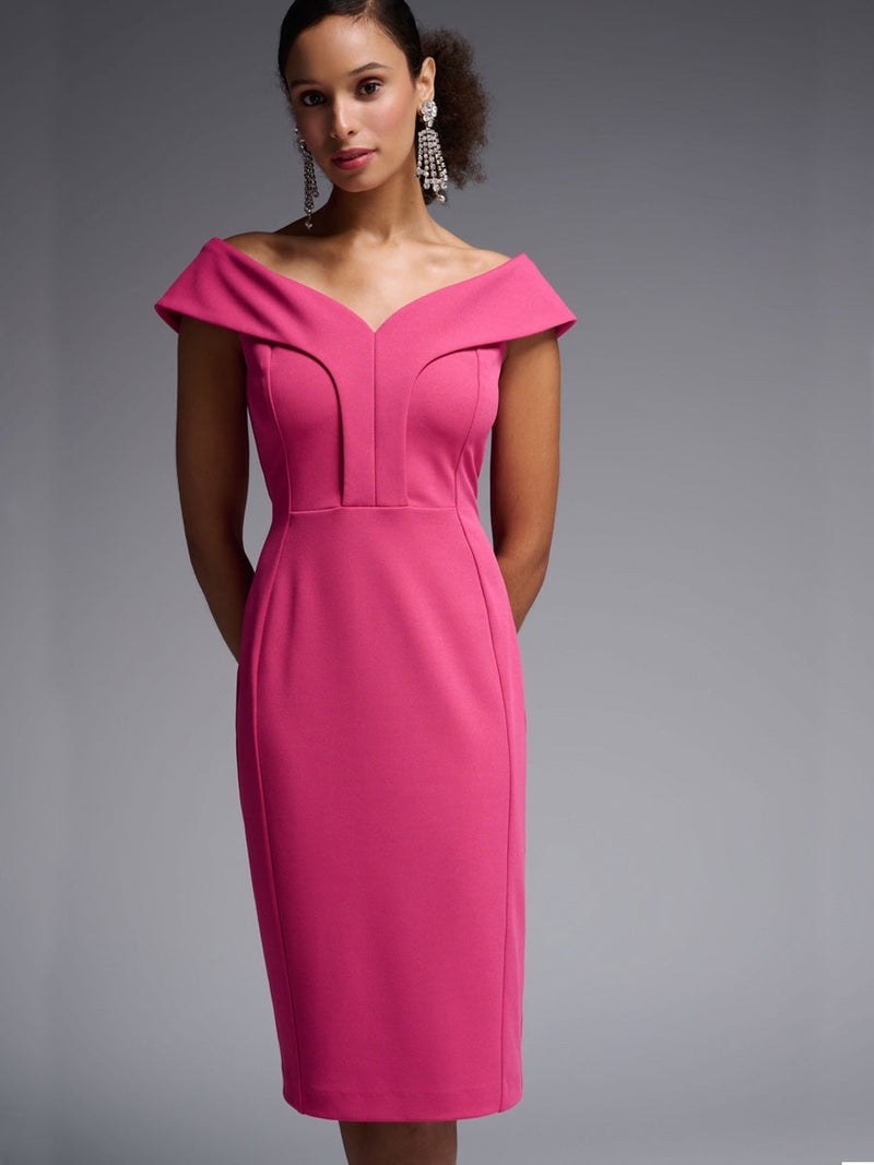 Joseph Ribkoff Kennedy Dress Hibiscus