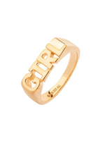 Maria Blackin Girl ring värissä Gold. 