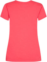 Mos Mosh Arden Organic V-SS Tee Teaberry
