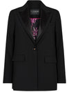 Mos Mosh Bine Leia Satin Blazer Black