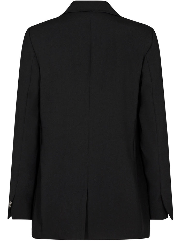 Mos Mosh Bine Leia Satin Blazer Black