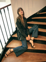 Mos Mosh Bine Leia Satin Blazer Black