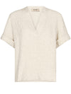 Mos Mosh Ebbi Sylia Blouse Pearled Ivory
