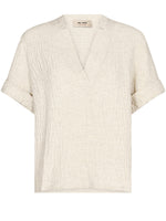 Mos Mosh Ebbi Sylia Blouse Pearled Ivory