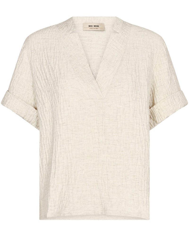 Mos Mosh Ebbi Sylia Blouse Pearled Ivory