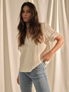 Mos Mosh Ebbi Sylia Blouse Pearled Ivory