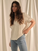 Mos Mosh Ebbi Sylia Blouse Pearled Ivory