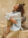 Mos Mosh Elke Multi Stripe Clear Sky