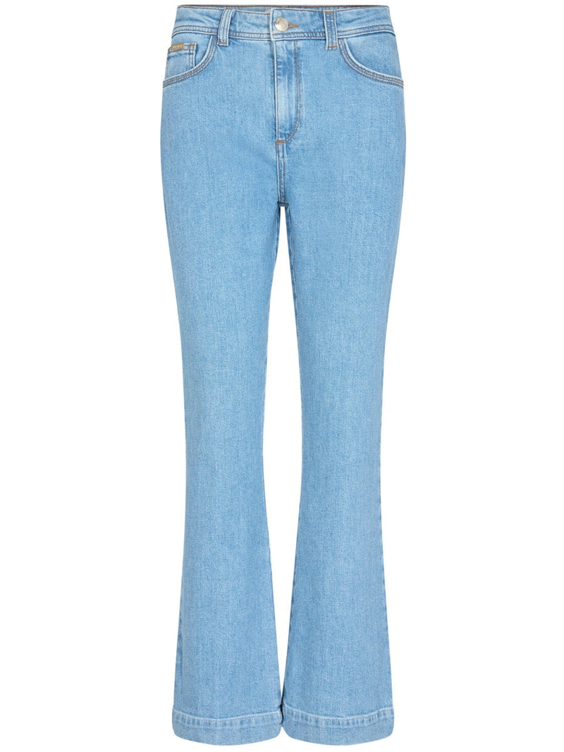 Mos Mosh Jessica Kyoto Flare Jeans Light Blue