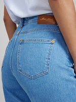 Mos Mosh Jessica Kyoto Flare Jeans Light Blue