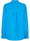 Mos Mosh Karli Linen Shirt Blue Aster