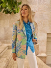 Mos Mosh Karli Linen Shirt Blue Aster