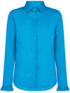 Mos Mosh Mattie Flip Shirt Blue Aster