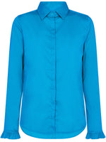 Mos Mosh Mattie Flip Shirt Blue Aster