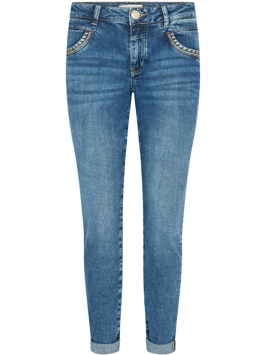 Mos Mosh NAOMI glow jeans blue