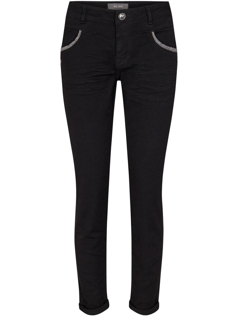 Mos Mosh NAOMI row black jeans
