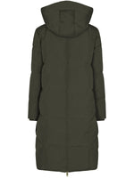 Mos Mosh NOVA square down coat värissä vihreä