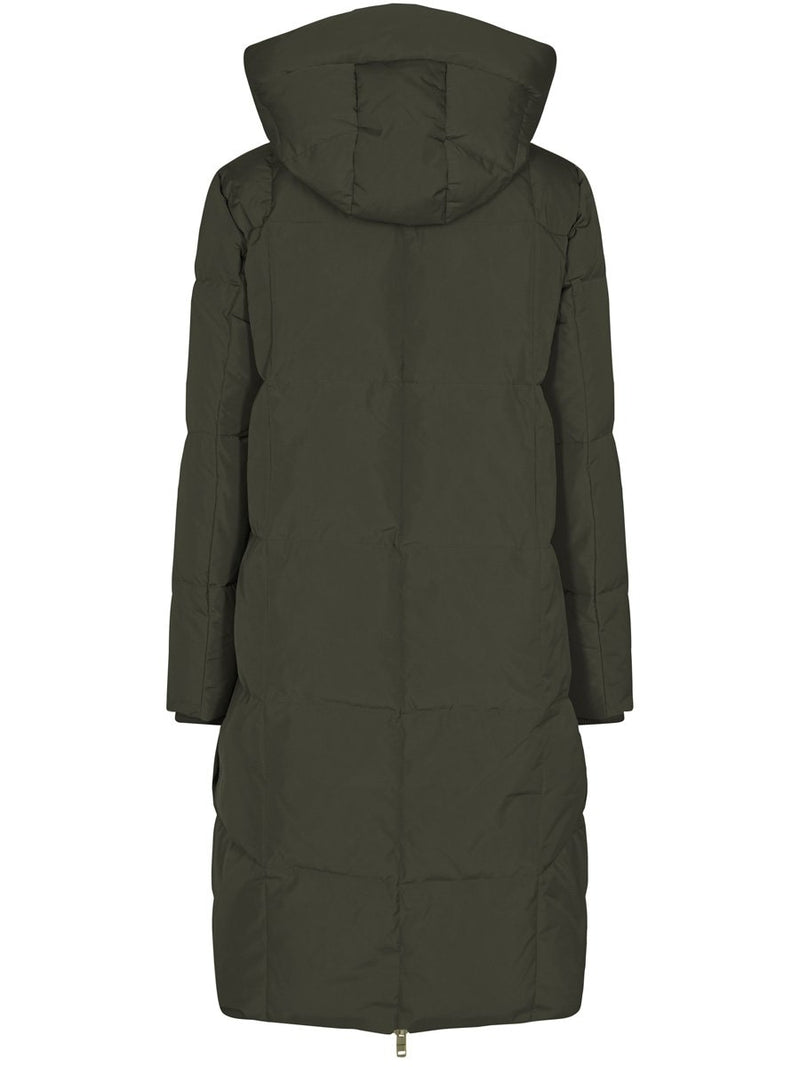 Mos Mosh NOVA square down coat värissä vihreä