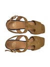 Mos Mosh PALMA block heel cognac