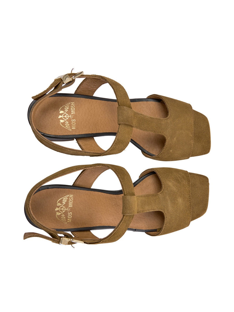 Mos Mosh PALMA block heel cognac