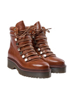 Mos Mosh MM Penta lace boot dark cognac