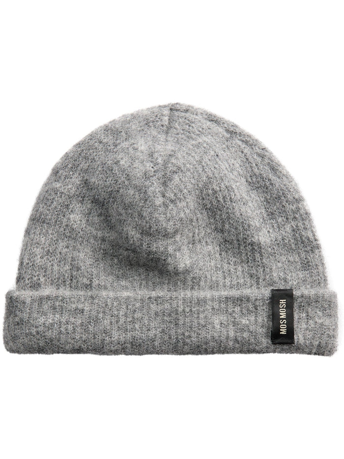 Mos Mosh THORA knit hat grey melange