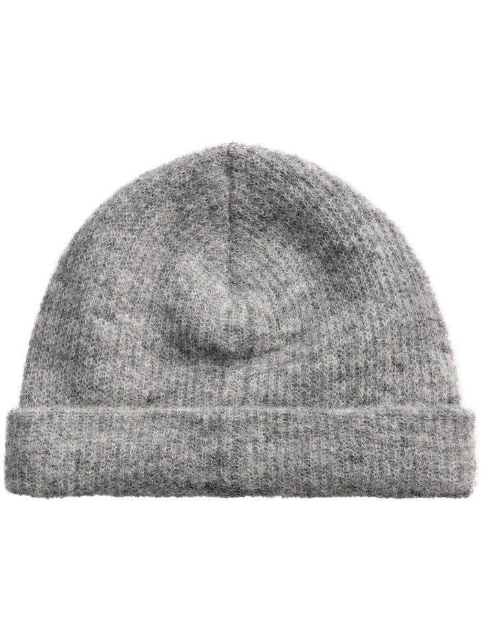 Mos Mosh THORA knit hat grey melange