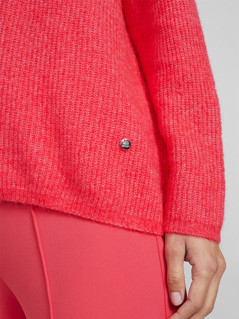 Mos Mosh Thora V-Neck Knit Teaberry